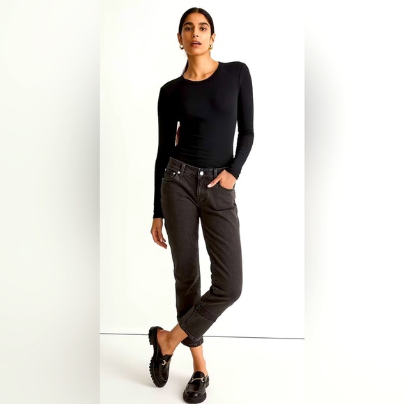 NEW MADEWELL- The Perfect Vintage Low Rise in Black - Picture 1 of 9